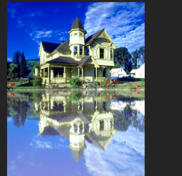 滤镜让图片呈现波纹倒影效果 滤镜让图片呈现波纹倒影效果