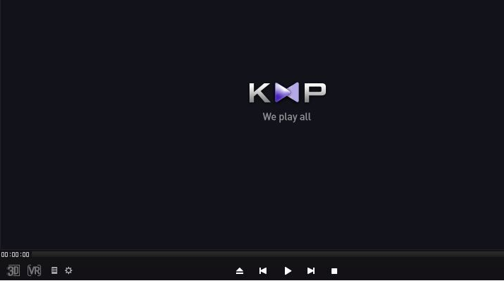 打开KMPlayer视频播放器