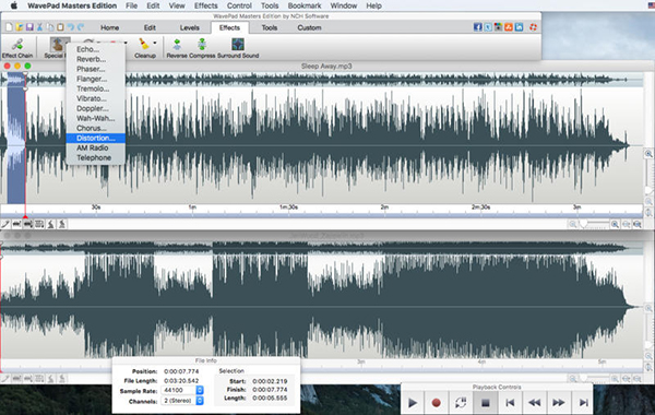 Wavepad Audio Editor Mac版