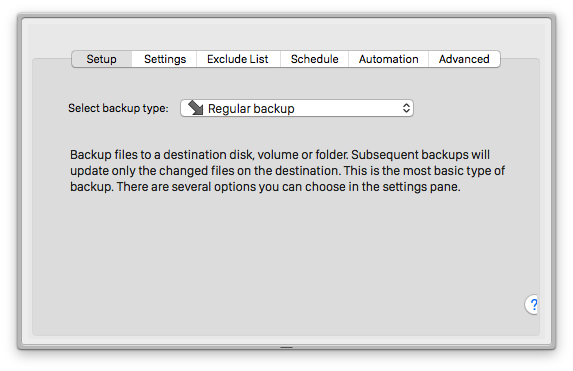 BackupList+ for Mac