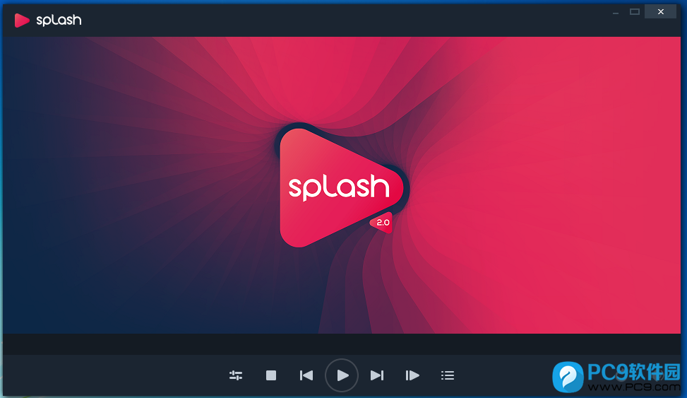 Splash(高清视频播放器)界面