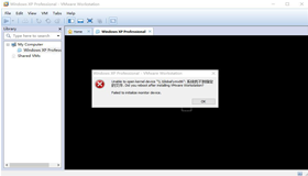 Vmware虚拟机提示Unable to open kernel device