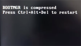 解决开机屏幕提示"BOOTMGR is compressed"的方法